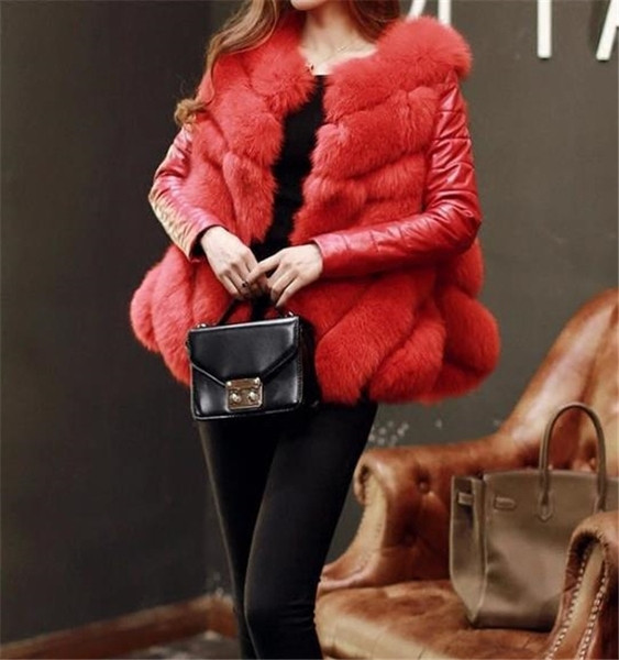 Női tollkabát textil ujjakkal