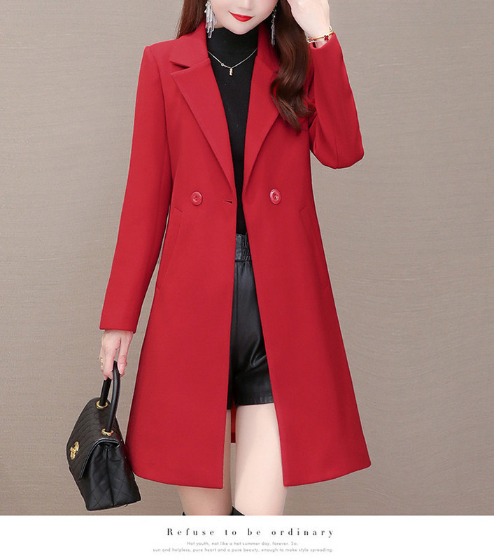 Нов модел дамско палто -с шпиц деколте и копчета