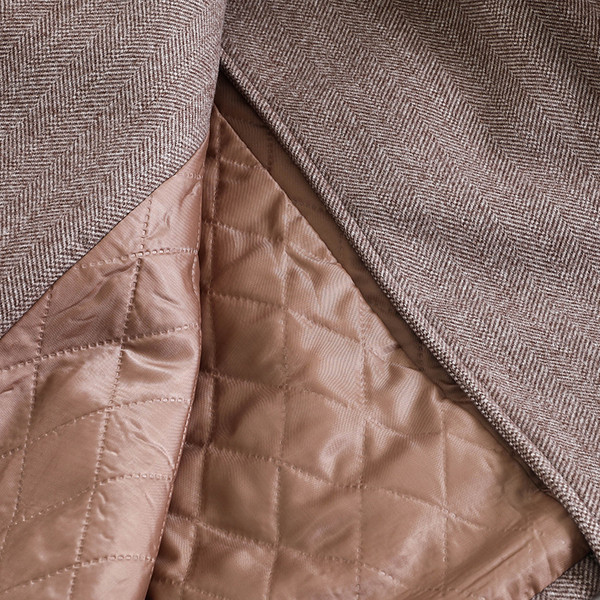 Стилно дамско палто дълъг модел с колан