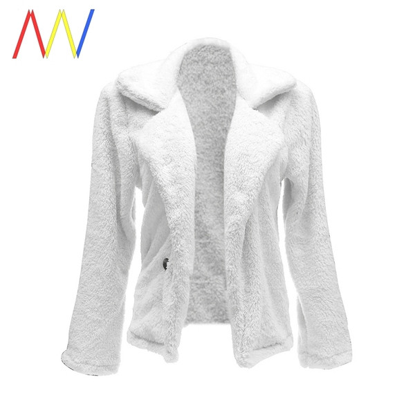 Női széles pehelykabát gombokkal