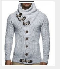 Modern férfi mellény magas gallérral és gombokkal