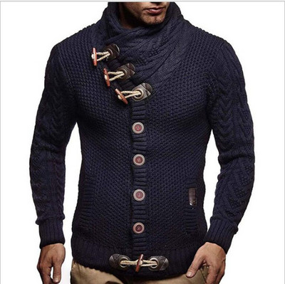 Modern férfi mellény magas gallérral és gombokkal