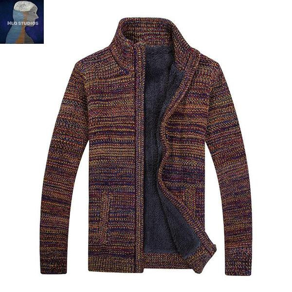 Alkalmi férfi mellény magas gallérral és cipzárral