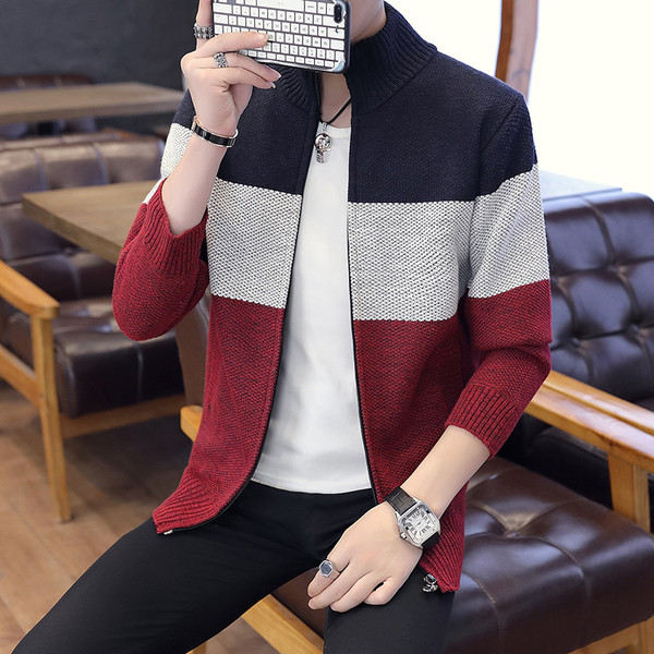 Férfi alkalmi mellény cipzárral és magas gallérral