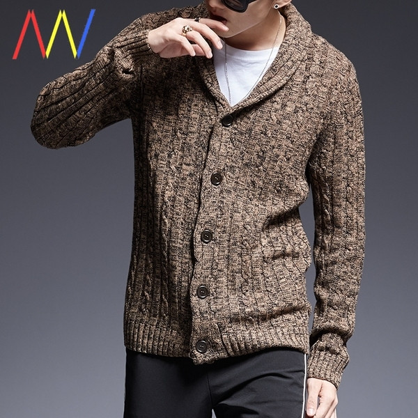 Ανδρική καθημερινή μοντέρνα  ζακέτα  με λαιμόκοψη και κουμπιά