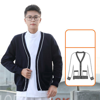 Férfi alkalmi mellény gombokkal és zsebekkel