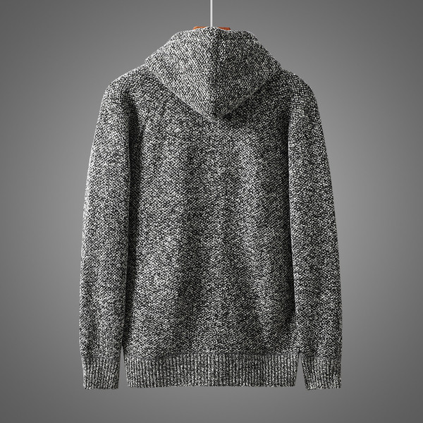 Ανδρική ζακέτα νέου μοντέλο με κουκούλα και ζεστή επένδυση