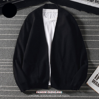 Νέο μοντέλο πλεκτή ανδρική ζακέτα με τσέπες