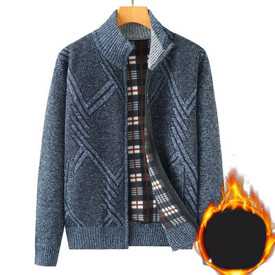 Moderan muški prsluk s patentnim zatvaračem i visokim ovratnikom s džepovima