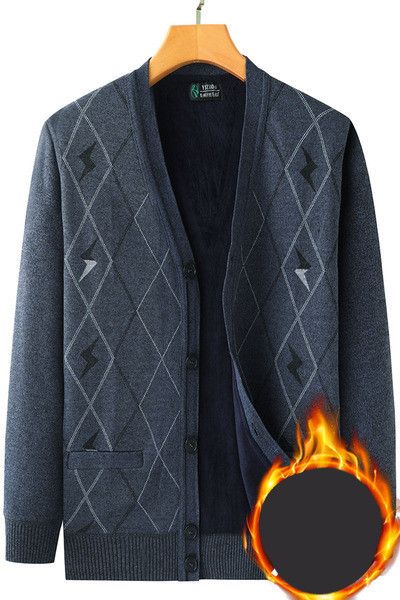 Naujo modelio vyriška liemenė su sagomis ir šiltu pamušalu