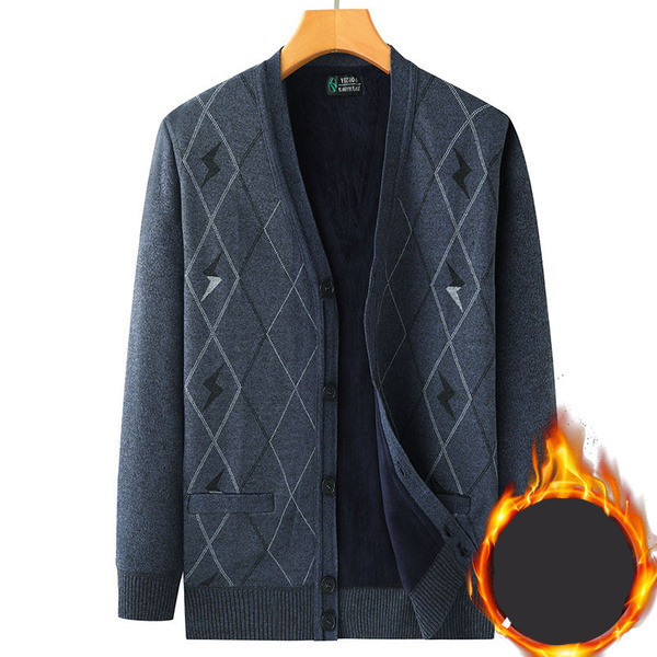 Naujo modelio vyriška liemenė su sagomis ir šiltu pamušalu