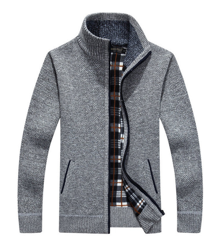 Novi model muškog prsluka sa visokim ovratnikom i mekanom postavom