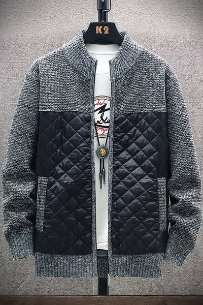 Jelenlegi férfi mellény magas gallérral