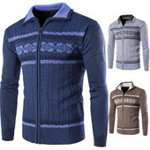 Alkalmi férfi mellény cipzárral és magas gallérral