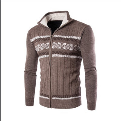 Alkalmi férfi mellény cipzárral és magas gallérral