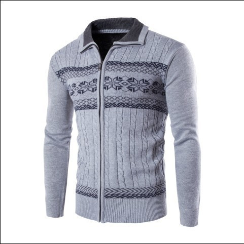 Alkalmi férfi mellény cipzárral és magas gallérral