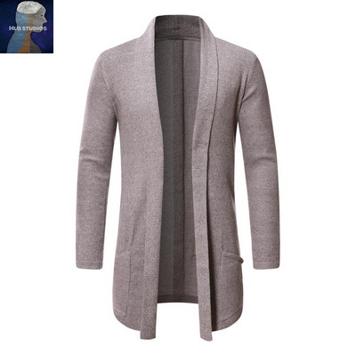 Moderan dugi muški prsluk bez kopčanja