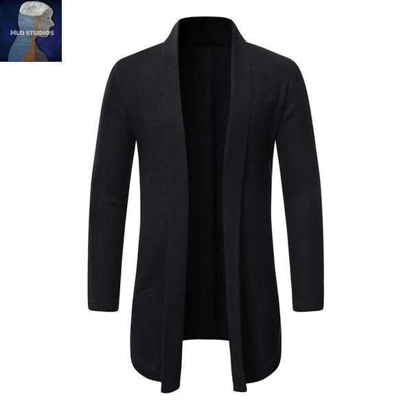 Moderan dugi muški prsluk bez kopčanja