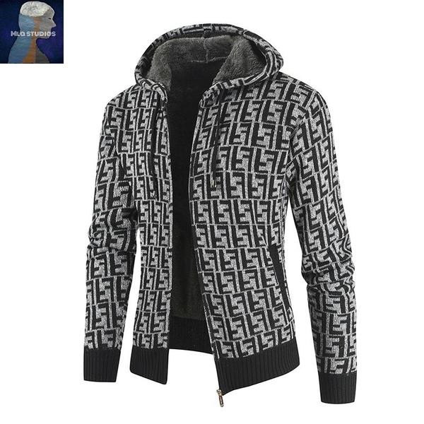 Muški casual prsluk s puhom i kapuljačom