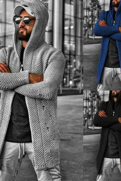 Novi model modernog muškog prsluka sa kapuljačom