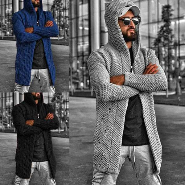 Novi model modernog muškog prsluka sa kapuljačom