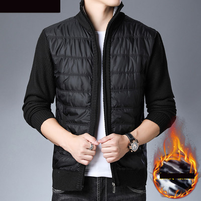 Férfi mellény kapucnival és pehely béléssel