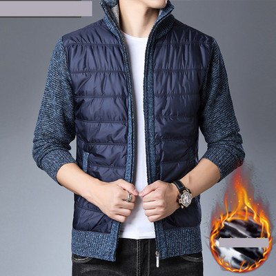 Férfi mellény kapucnival és pehely béléssel