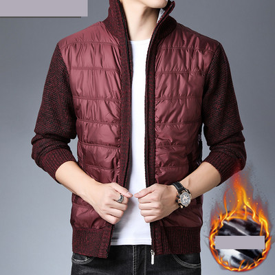 Férfi mellény kapucnival és pehely béléssel