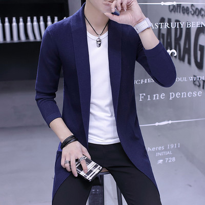 Ανδρική καθημερινή μοντέρνα ζακέτα μεσαίου μήκους