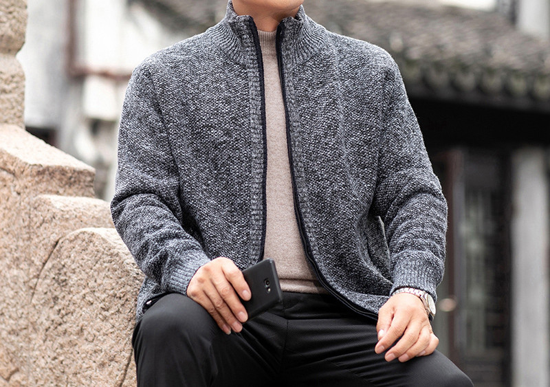 Férfi téli mellény cipzárral - többféle modell