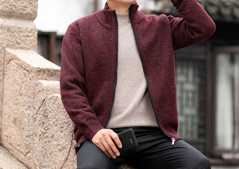 Férfi téli mellény cipzárral - többféle modell