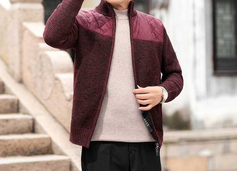 Férfi téli mellény cipzárral - többféle modell