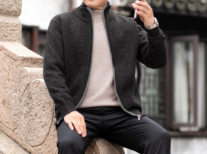 Férfi téli mellény cipzárral - többféle modell