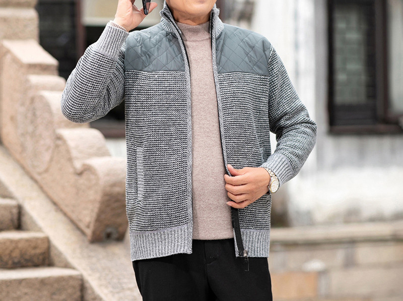 Férfi téli mellény cipzárral - többféle modell