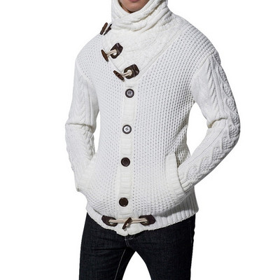 Debeli muški kardigan s gumbima