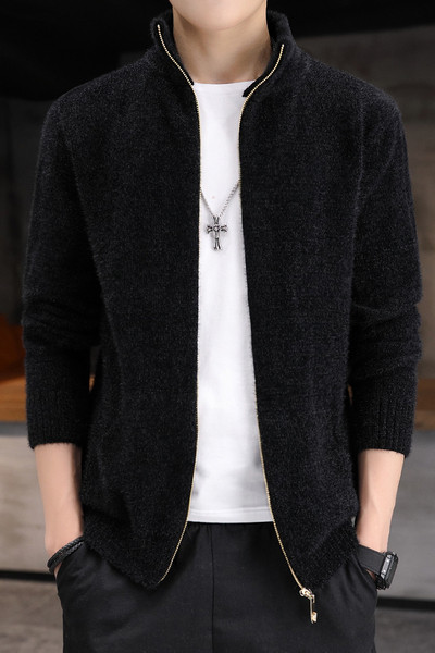 Női téli mellény cipzárral és zsebbel