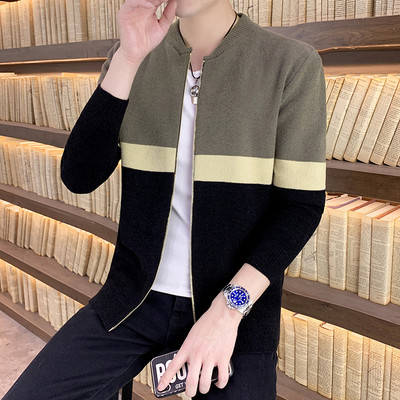 Alkalmi férfi mellény cipzárral és ovális nyakkivágással