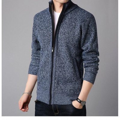 Ανδρική καθημερινή μοντέρνα ζακέτα νέο μοντέλο με ψηλό κολάρο κατάλληλη για το χειμώνα