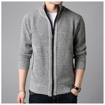 Ανδρική καθημερινή μοντέρνα ζακέτα νέο μοντέλο με ψηλό κολάρο κατάλληλη για το χειμώνα