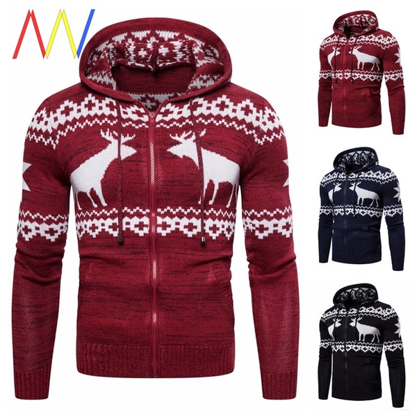 Pleteni kardigan s božićnim motivima