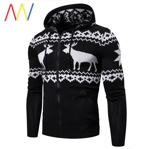 Pleteni kardigan s božićnim motivima