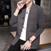 Ανδρική καθημερινή μοντέρνα ζακέτα casual με κουμπιά και τσέπες - κλασικό μοντέλο