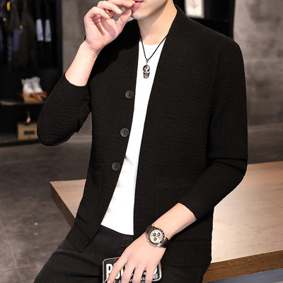 Ανδρική καθημερινή μοντέρνα ζακέτα casual με κουμπιά και τσέπες - κλασικό μοντέλο