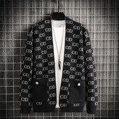 Ανδρική καθημερινή μοντέρνα ζακέτα με τσέπες