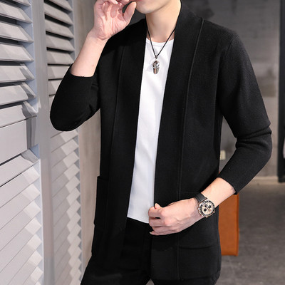 Férfi mellény rögzítés nélkül, hosszú ujjal