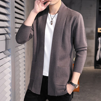 Férfi mellény rögzítés nélkül, hosszú ujjal