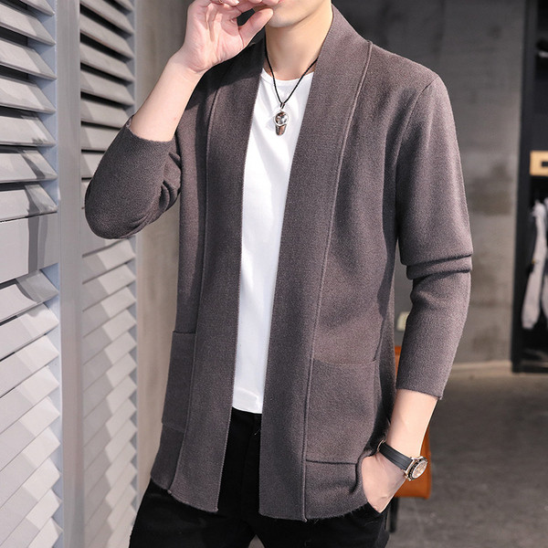 Férfi mellény rögzítés nélkül, hosszú ujjal