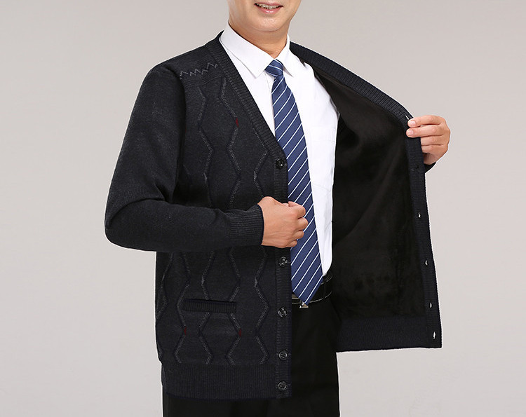 Vestă casual pentru bărbați, cu căptușeală moale și nasturi