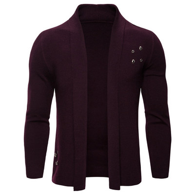 Ανδρική καθημερινή μοντέρνα ζακέτα χωρίς στερέωση με μεταλλικά στοιχεία