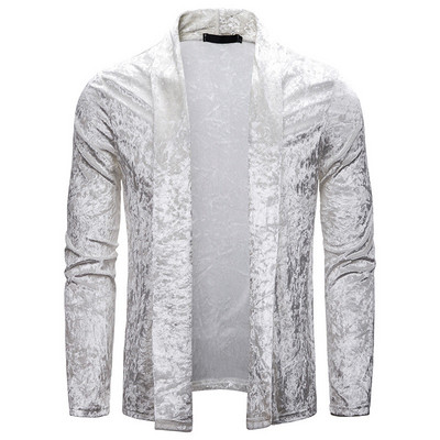 Modern férfi mellény bársony rögzítés nélkül